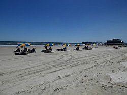 Daytona Beach - rijden op het strand